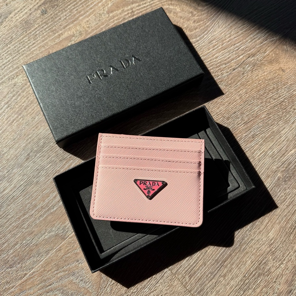 Prada Blush Pink Card Holder - Picture 2 of 9